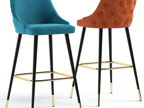  Cult Living Lucia吧凳3d模型 