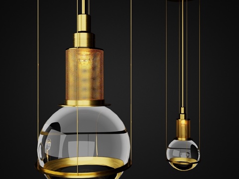  吊灯 Günter leuchtmann3d模型 