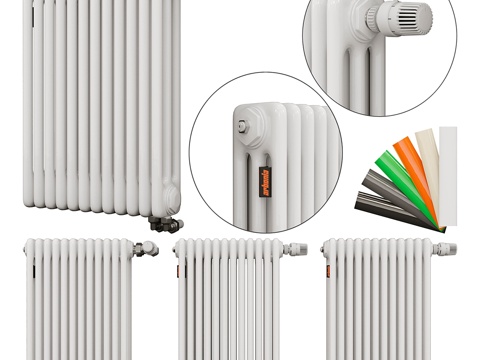  Arbonia暖气片套装（三管式）3d模型 