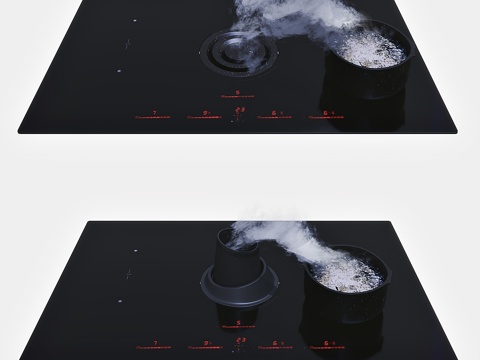  Elica NIKOLATESLA UPSIDE 灶具3d模型 