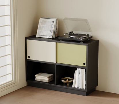 现代法式边柜 角柜su模型