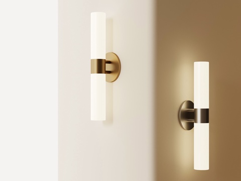 现代意式壁灯 床头壁灯su模型