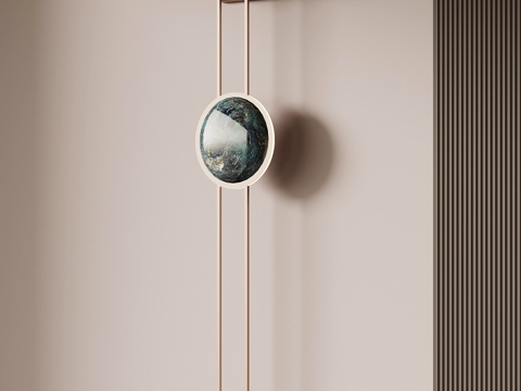 现代意式壁灯su模型