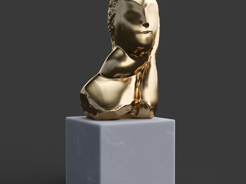  布朗库西雕塑3d模型 