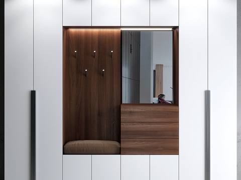  玄关-储物 023d模型 