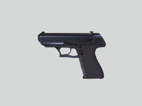  HK P9S 9毫米手枪3d模型 