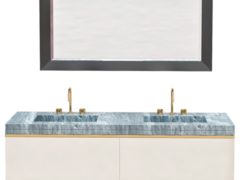  四季梳妆台 - 西一卫浴3d模型 