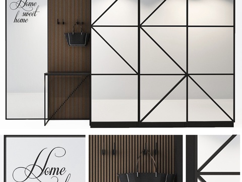  玄关构图_593d模型 