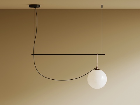 现代吊灯su模型