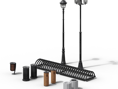  N1系列景观提升元素3d模型 