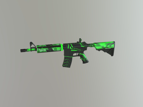  M4A4CSGO再生v.23d模型 