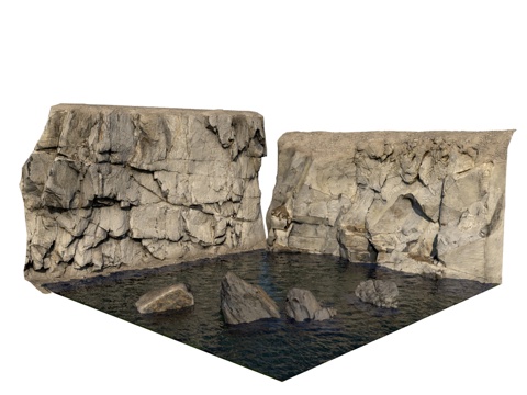  岩石3d模型 