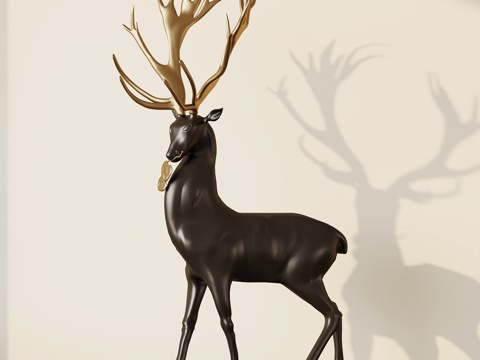 现代摆件 艺术装置 落地摆件su模型