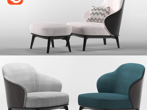  Minotti Leslie3d模型 