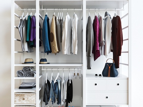  衣柜 ELVARLI IKEA3d模型 