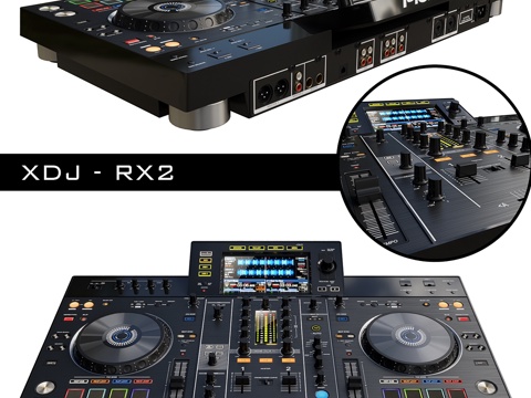  DJ系统先锋XDJ-RX23d模型 