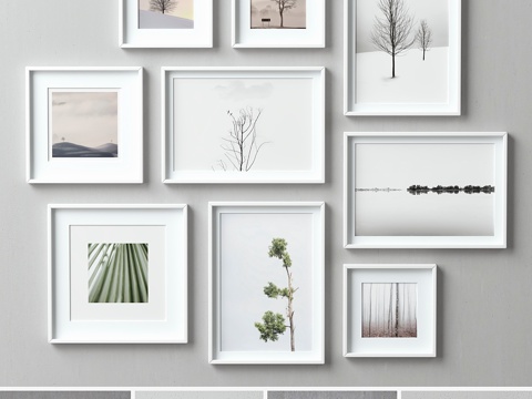  相框套装-873d模型 