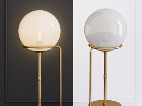  梅丽莎台灯3d模型 