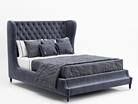  托斯康诺瓦·卡普里丝床3d模型 