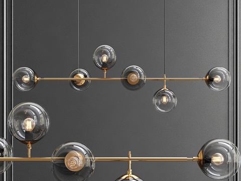  Sia新款吊灯3d模型 