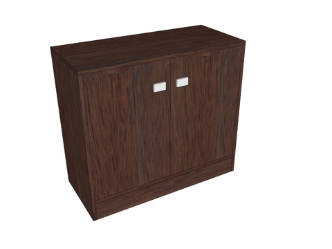  文件柜 办公家具su模型 