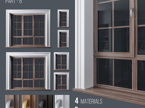  窗户系列 第八辑3d模型 