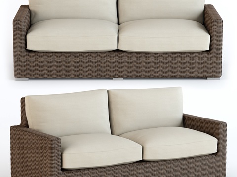  Coronado中型沙发3d模型 