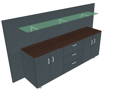 文件柜 办公家具su模型