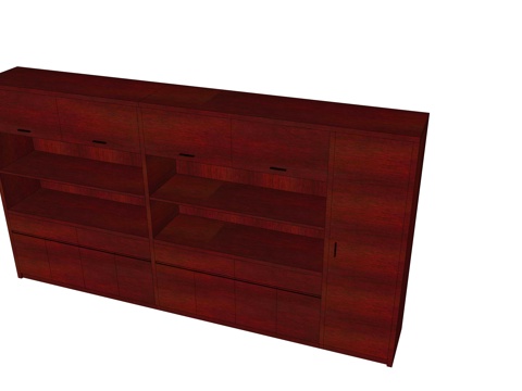 文件柜 办公家具su模型