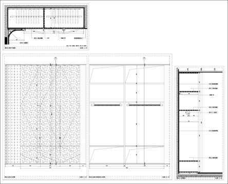  全屋定制衣柜 立面衣柜  卧室衣柜  柜子节点cad施工图 