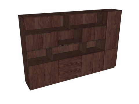 文件柜 办公家具su模型