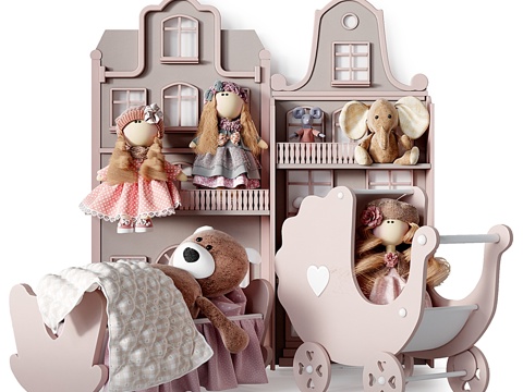  现代儿童家具3d模型 