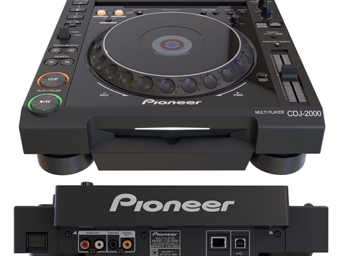  先锋CDJ-20003d模型 