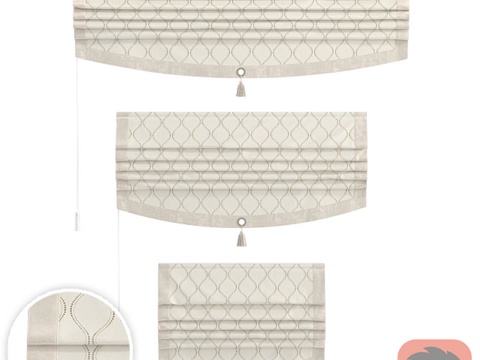  罗马帘套装 LEENN (PACIFIC)3d模型 