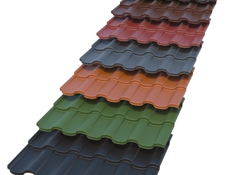  ADAMANTE Ruukki金属瓦片3d模型 