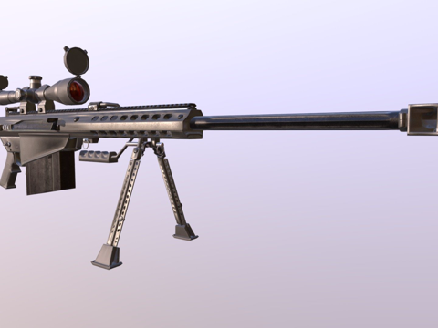  巴雷特M823d模型 