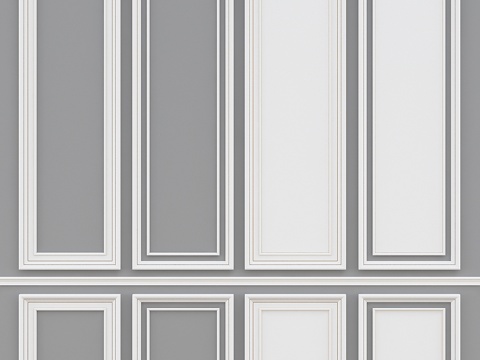  装饰线脚编号0083d模型 