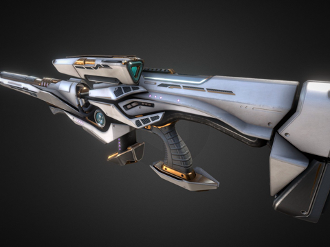  禅核狙击步枪3d模型 