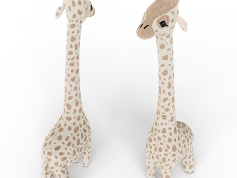  毛绒玩具长颈鹿H&amp;M3d模型 