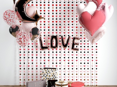  节日套装3d模型 