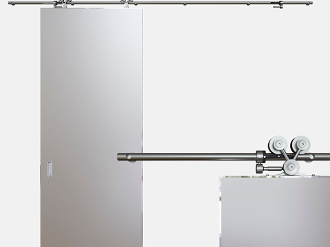  Exterus开门系统（滑动系统）3d模型 