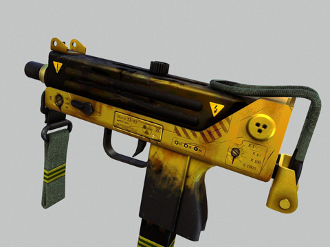  MAC10冲锋枪3d模型 