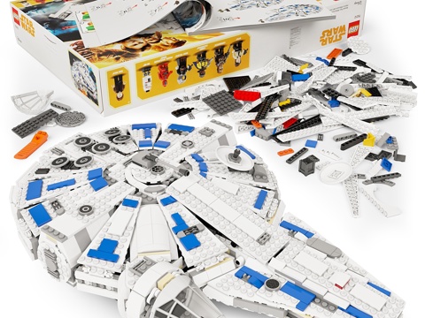  乐高千年隼号 №752123d模型 