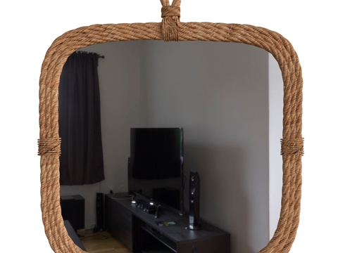  环形挂钩装饰镜3d模型 