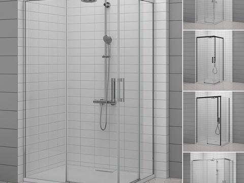  Radaway淋浴系列 IDEA款3d模型 