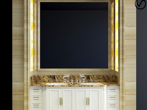  浴室家具 83d模型 