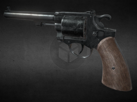  警长枪v013d模型 