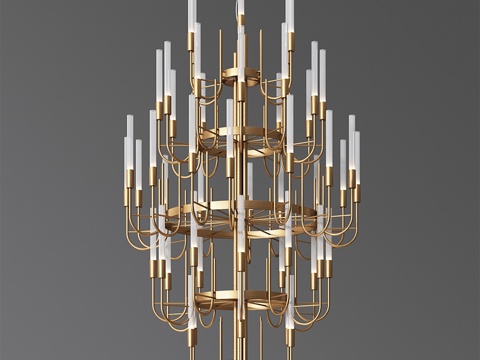  Gala水晶吊灯 luxxu3d模型 