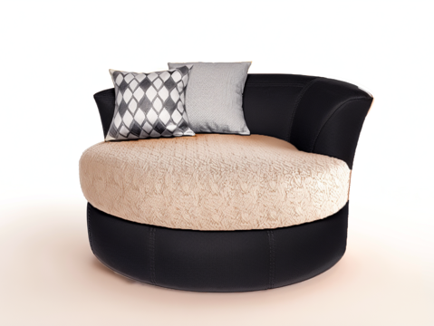  沙发茶几su模型 