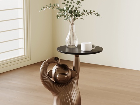 现代边几 异形边几su模型